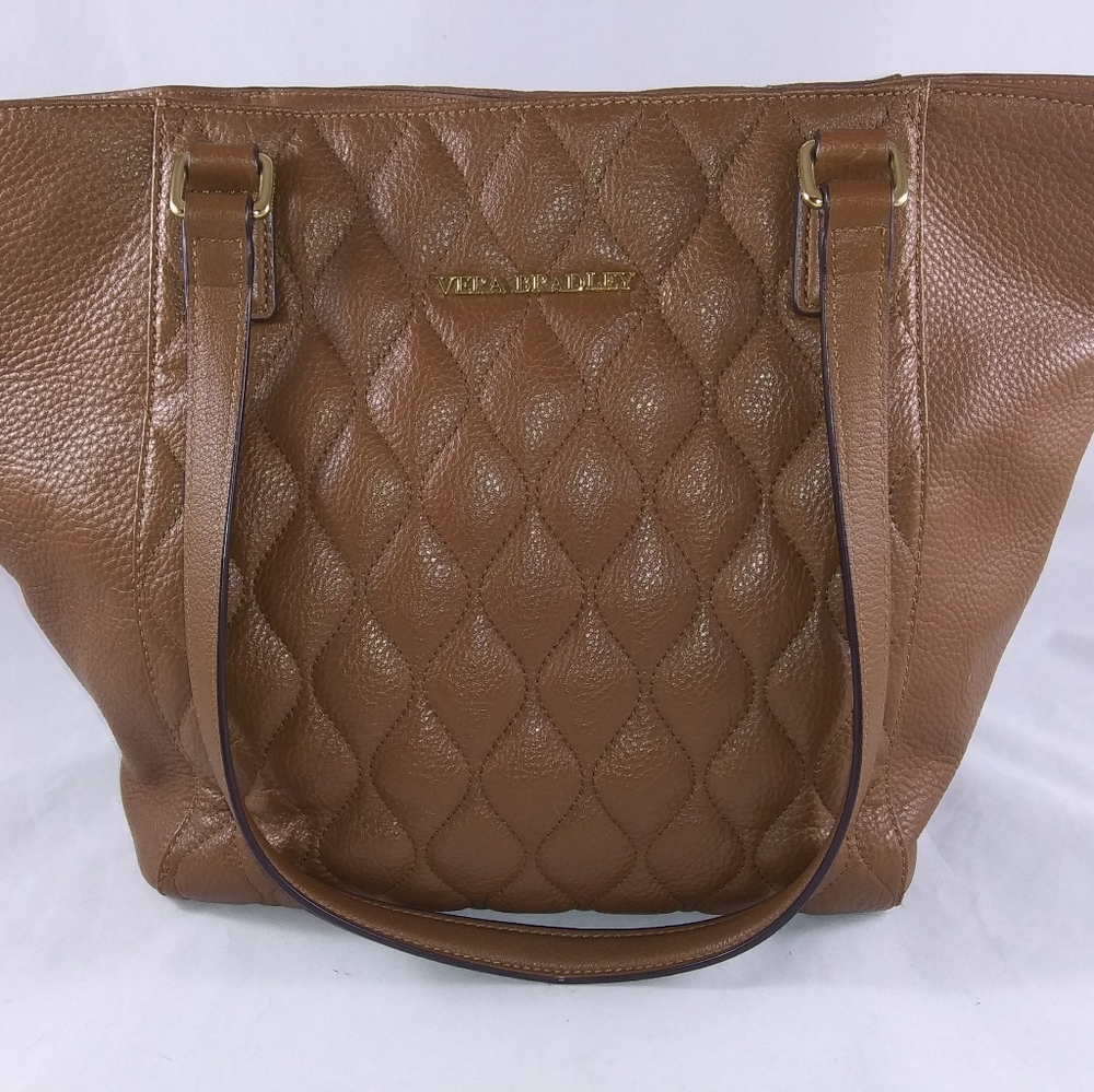 Vera Bradley  Quilted Leather Handbag